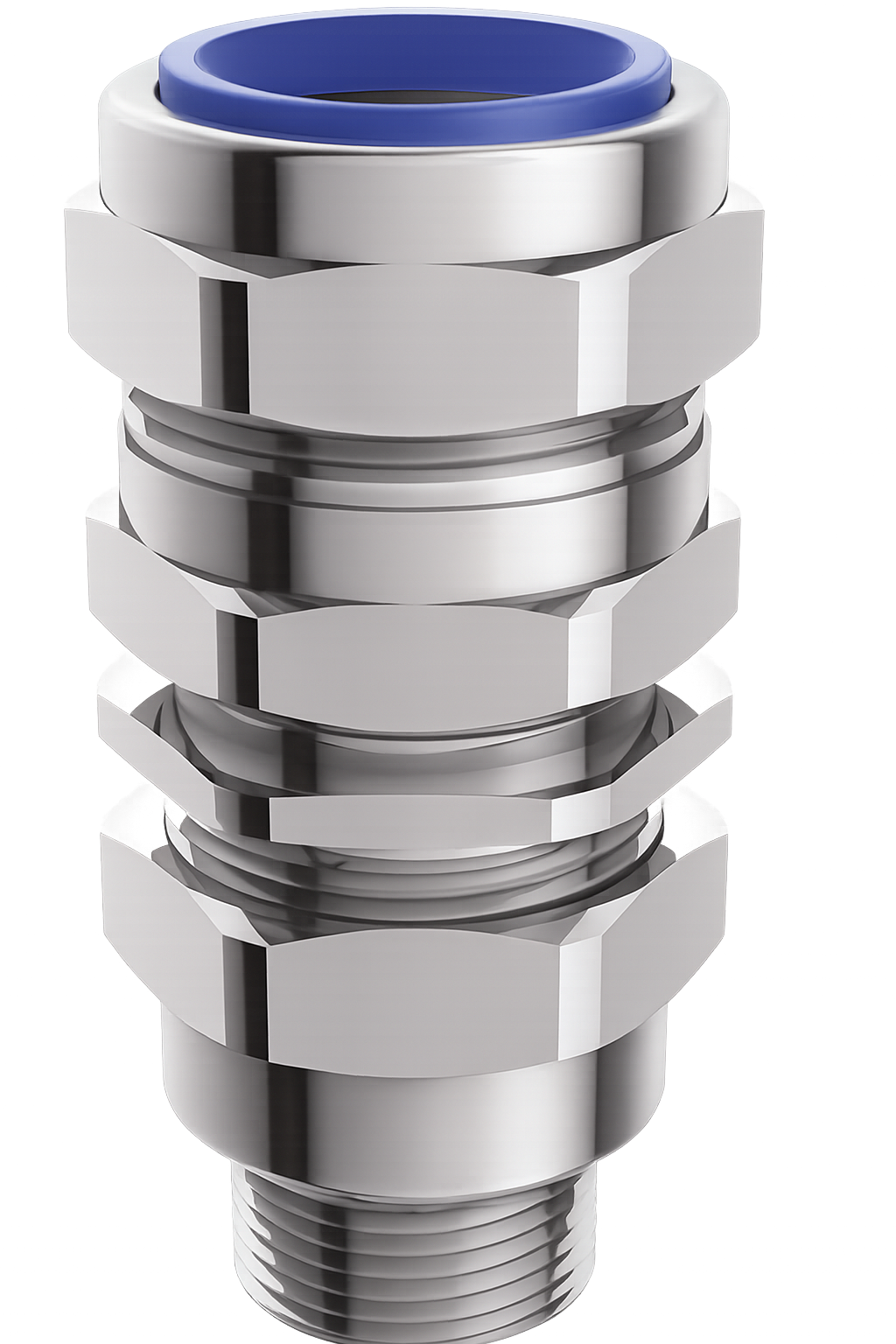 E1FUNV  Double Compression Cable Gland (BNP) (NPT Thread) 						