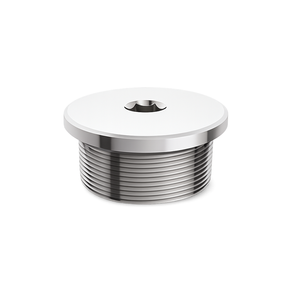 Plug Brass Nickle Plated  NPT Thread (BNP)			