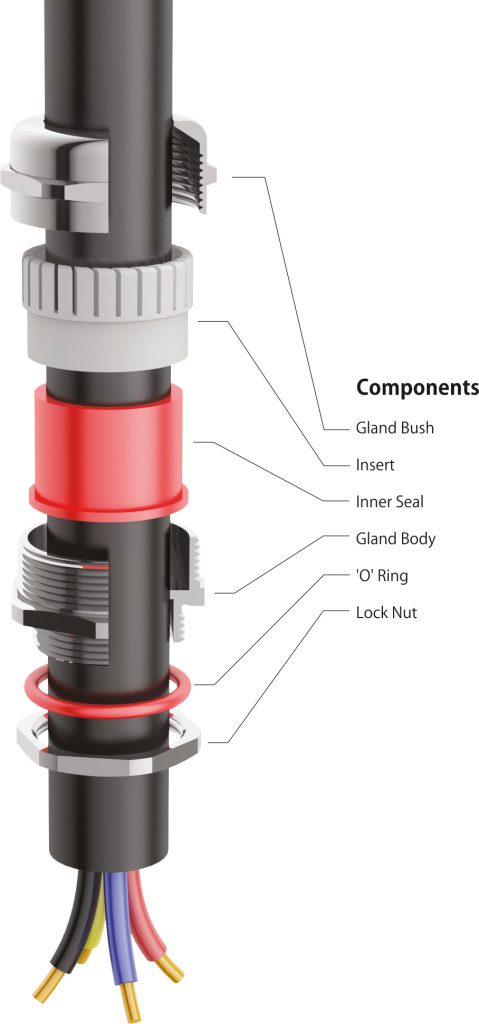 Single Compression Cable Gland Stainless Steel (SS316L) (Metric Thread)							