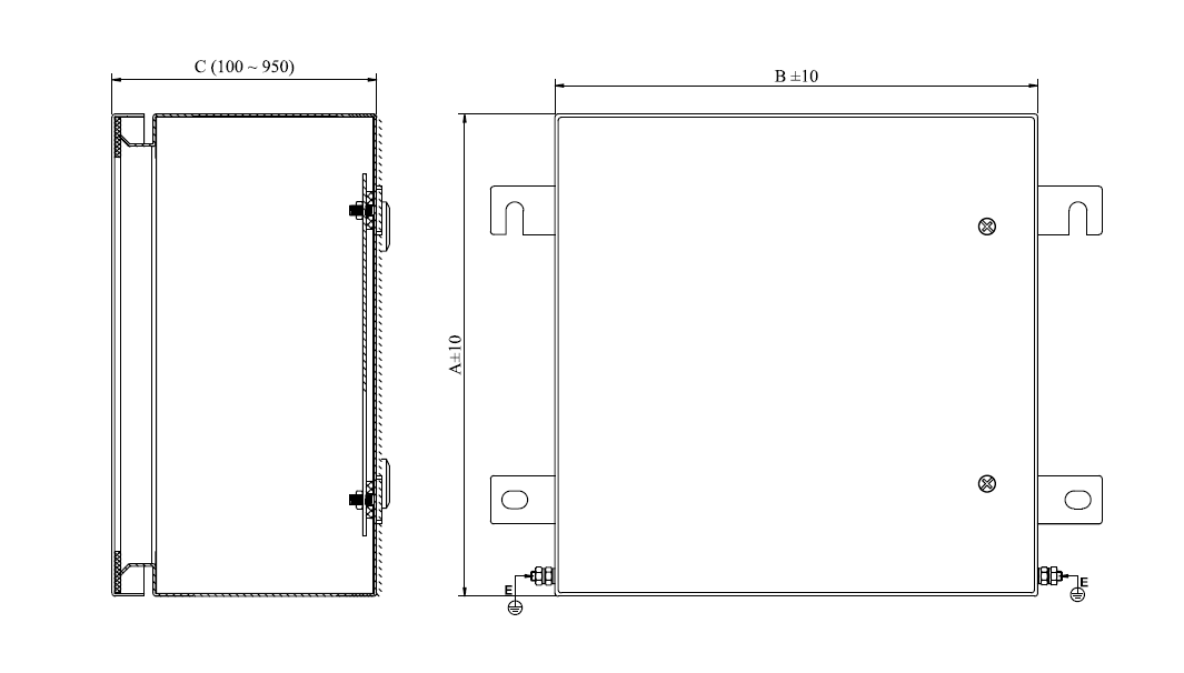 IP66 Stainless Steel Enclosures With Standard Door